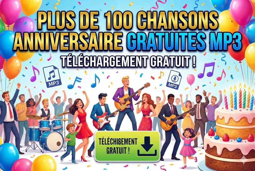 chansons joyeux anniversaire gratuites