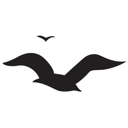 Silhouette mouette
